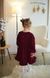 Детское платье для девочки Доротея, бургунди, 1 год Д00715 фото 4