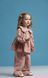 Girls&rsquo; Warm Outfit Little Flower, Dusty Pink, 80 cm