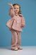 Girls&rsquo; Warm Outfit Little Flower, Dusty Pink, 80 cm