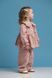 Girls&rsquo; Warm Outfit Little Flower, Dusty Pink, 80 cm
