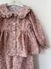 Girls&rsquo; Warm Outfit Little Flower, Dusty Pink, 80 cm