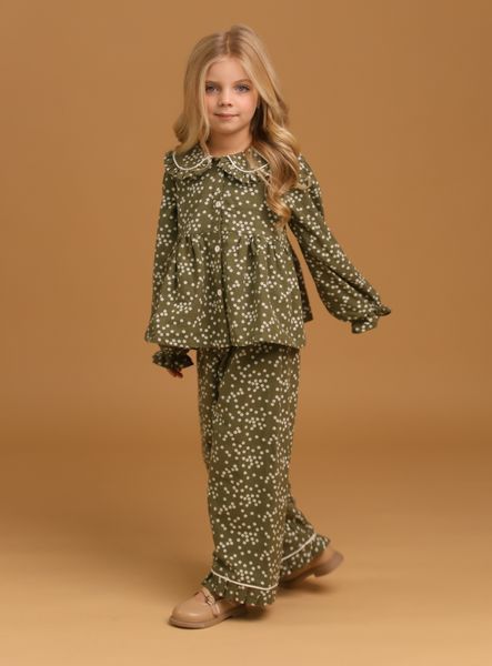Girls&rsquo; Warm Outfit Little Flower, 80 cm