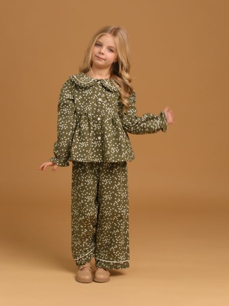 Girls&rsquo; Warm Outfit Little Flower, 80 cm