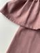 Girls&rsquo; Linen Outfit Daisy, Mocha, 80 cm