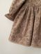 Children's Dress for Girls with Mouse Bib Collar, 80 cm