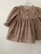 Children's Dress for Girls with Mouse Bib Collar, 80 cm
