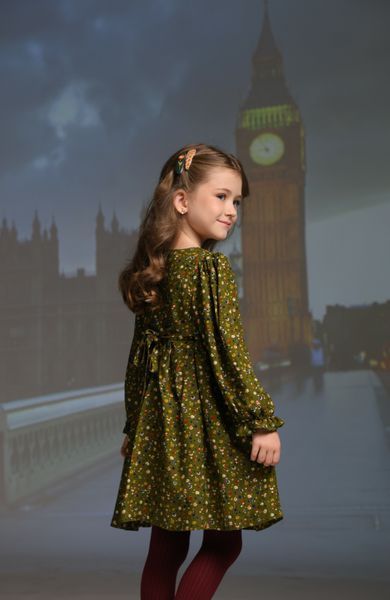 Girls&rsquo; Dress Elizabeth, Green, 80 cm