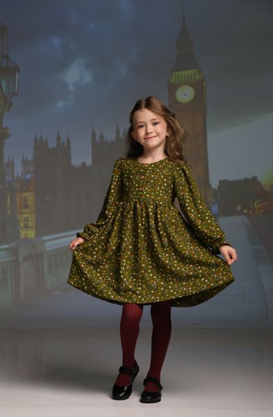 Girls&rsquo; Dress Elizabeth, Green, 80 cm
