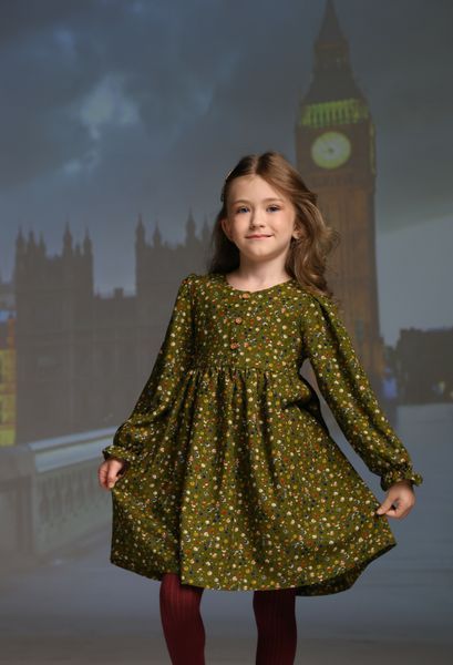 Girls&rsquo; Dress Elizabeth, Green, 80 cm