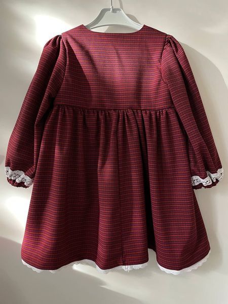 Girls&rsquo; Dress Amelie, Burgundy, 1 year