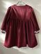 Girls&rsquo; Dress Amelie, Burgundy, 1 year