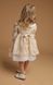 Girls&rsquo; Dress Louise with Embroidered Collar, Powder Pink, 74 cm