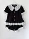 Girls&rsquo; Outfit, French Riviera, Black, 86 cm