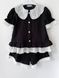 Girls&rsquo; Outfit, French Riviera, Black, 86 cm