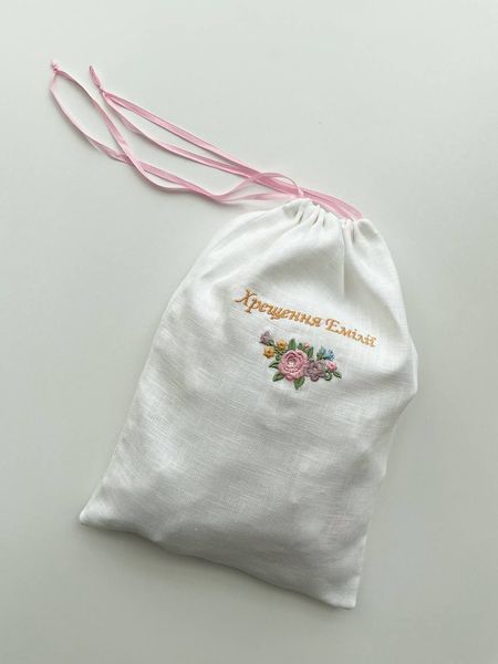Мішечок для зберігання з вишивкою, Троянди Д00990 фото