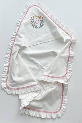 Крижма для хрещення з вишивкою, Ніжна Д001028 фото