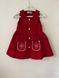 Girls&rsquo; Red Sundress, Snowflakes, 1 year