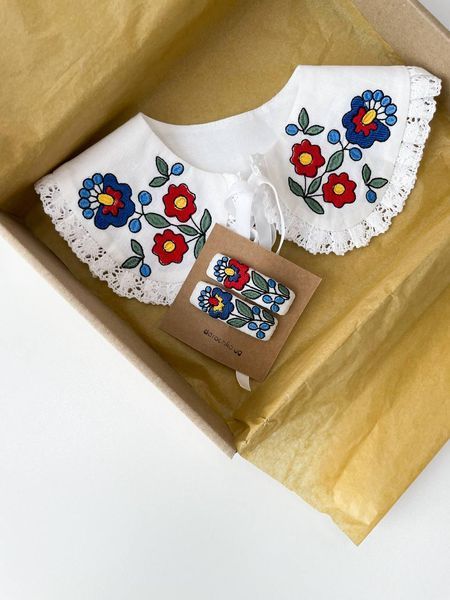 Collar and Hair Clips Set Palette