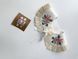 Girls&rsquo; Embroidered Collar and Hair Clips Set Flower Bouquet