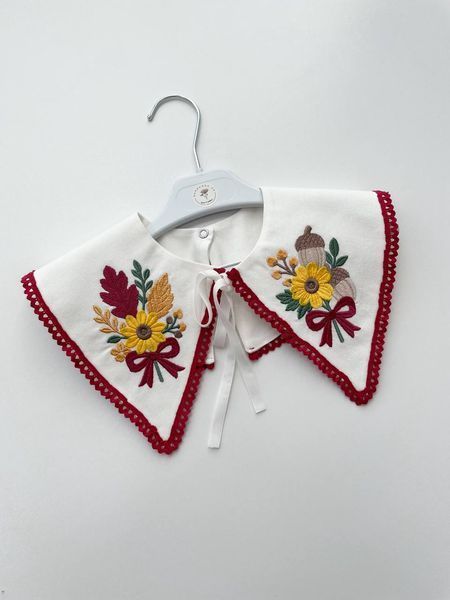 Комплект комір, заколки, резинки та бантик Соняшник Д001017 фото