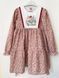 Girls&rsquo; Warm Embroidered Dress Wildflowers, 86 cm